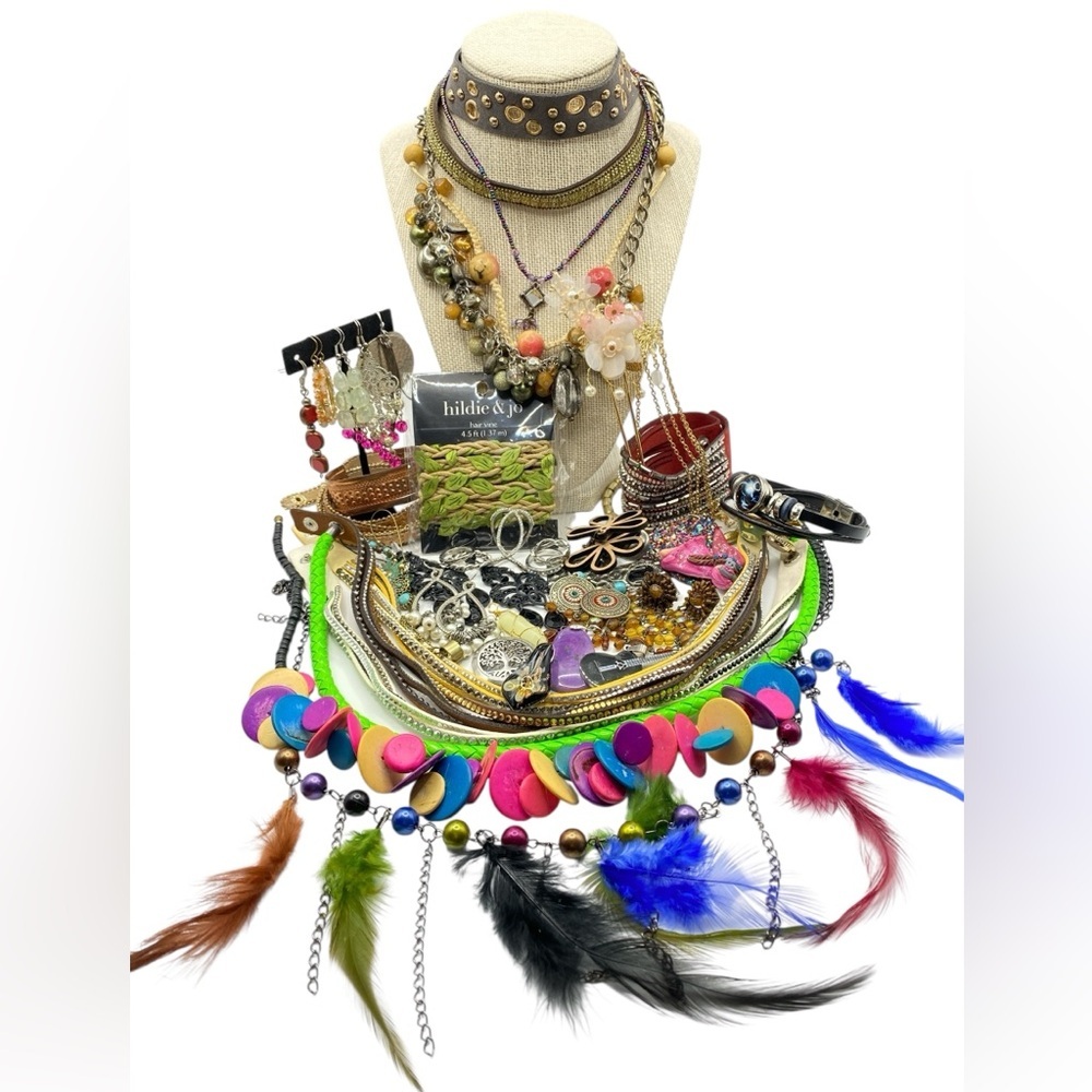 Jewelry Bundle Boho Earrings Necklaces Bracelets Wearable